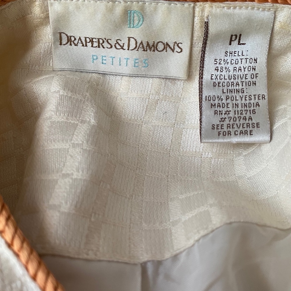 Beautiful Embroidered jacket Petite Large - Picture 9 of 9
